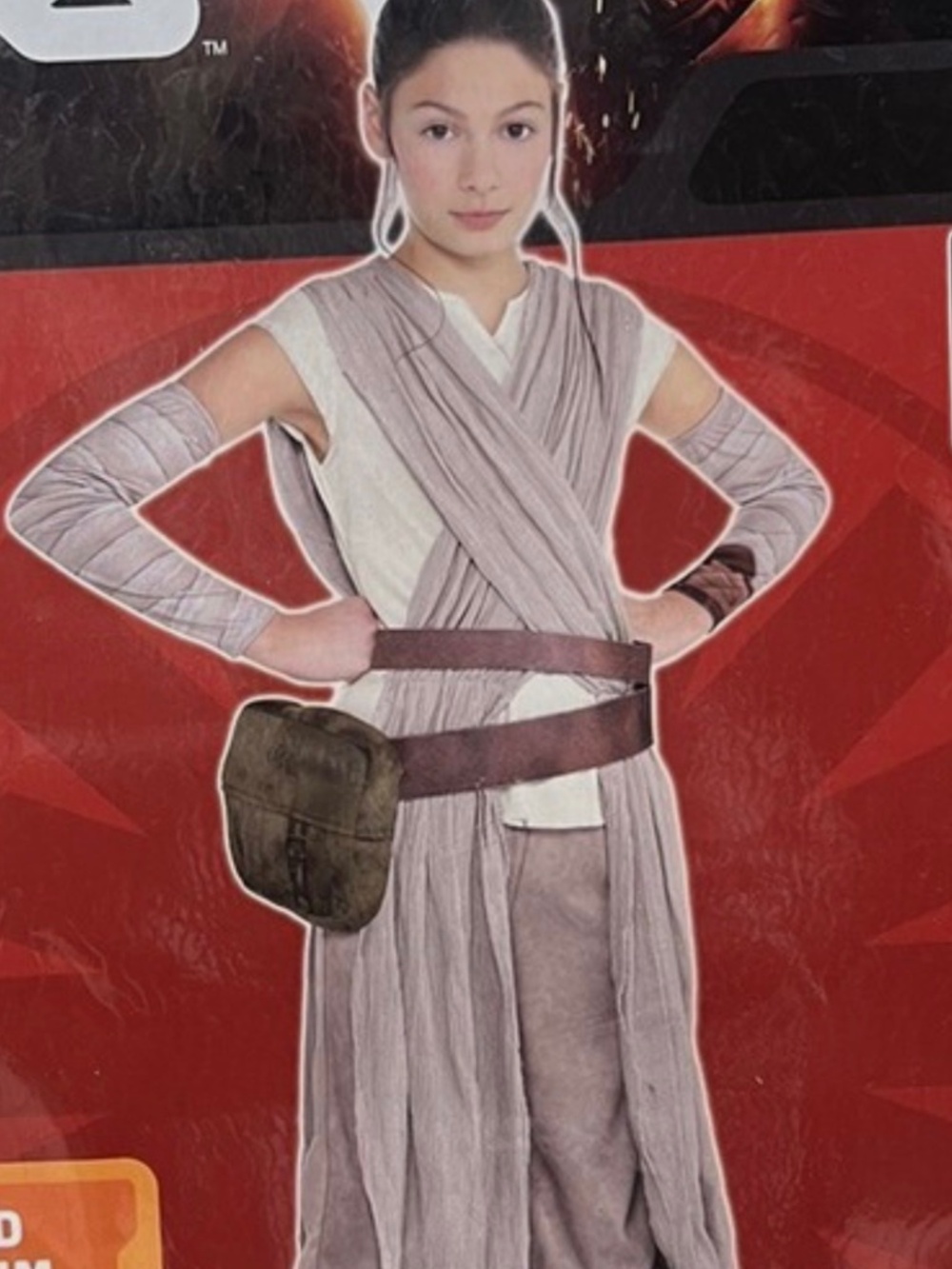 Rey Star Wars girls costume